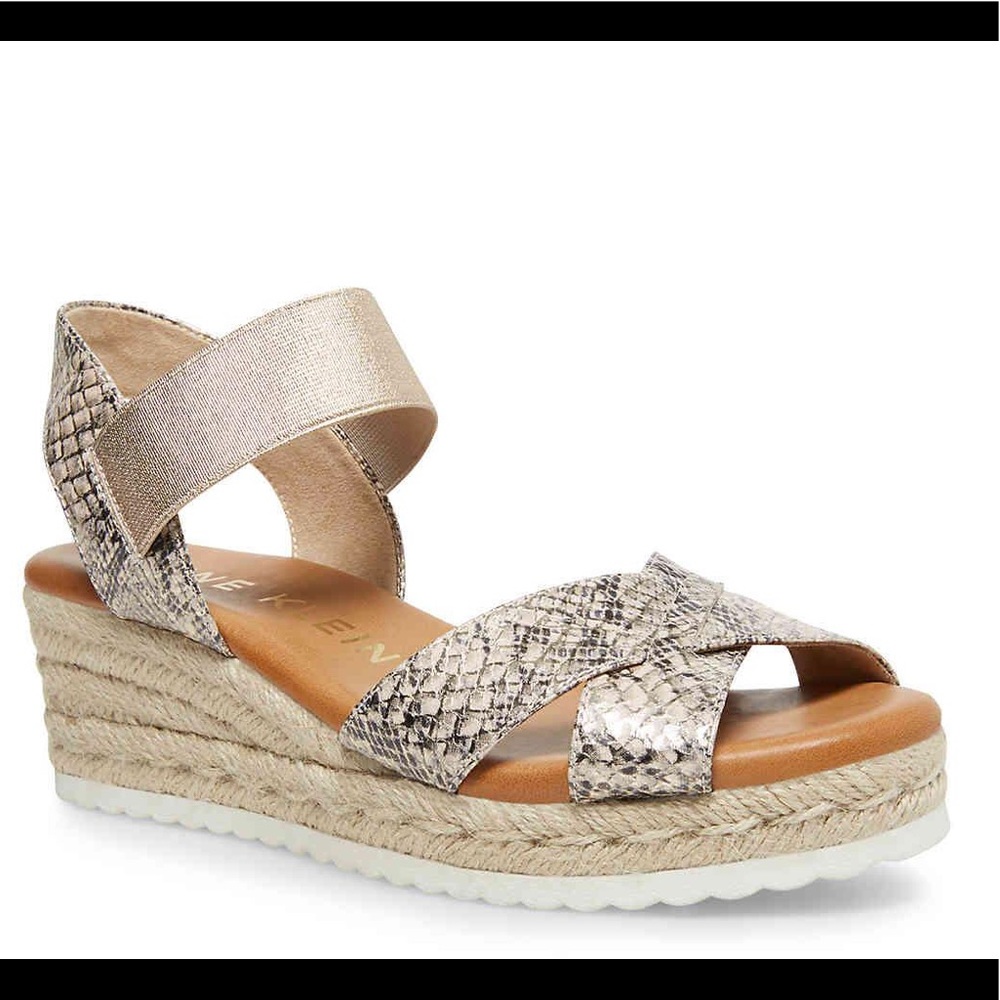 Anne Klein Espadrille Wedge Sandals size 8.5